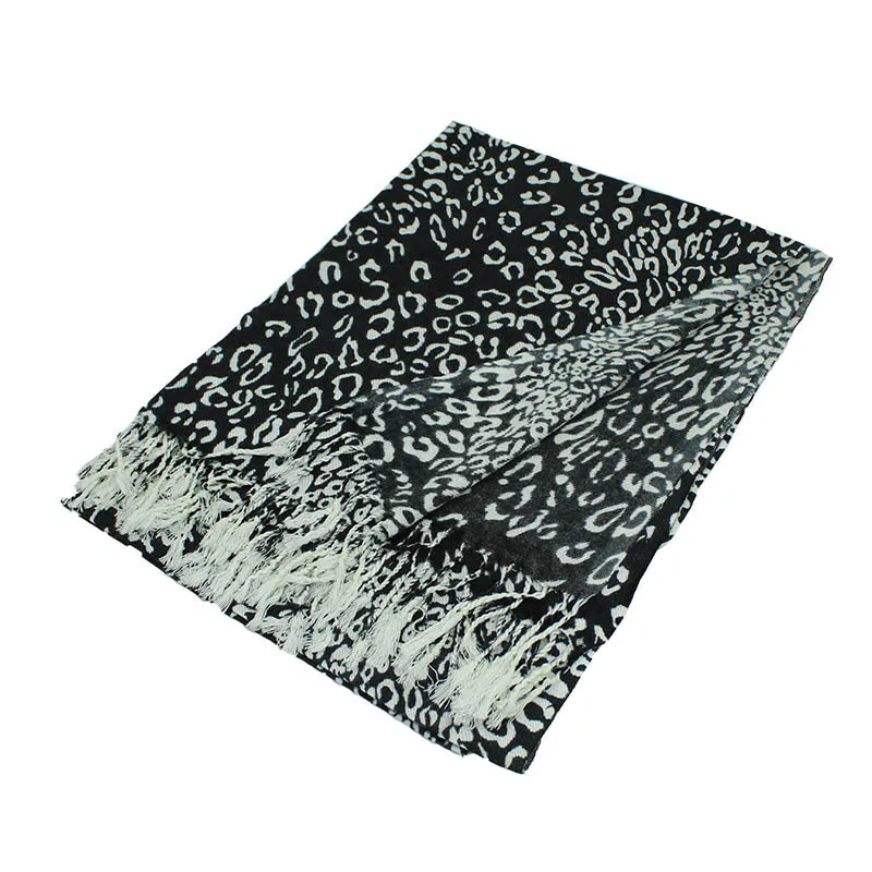 12-pack Leopard Print Pashmina Scarf Shawls LP