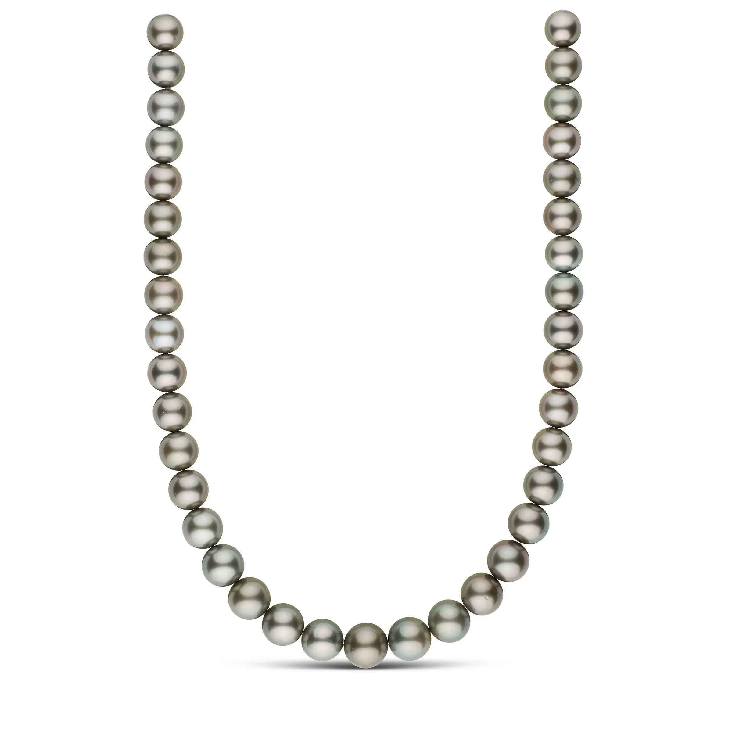 18-inch 11.0-13.3 mm AA /AAA Round Tahitian Pearl Necklace