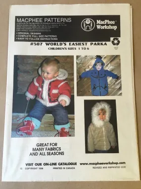 #507 WORLD'S EASIEST PARKA KIDS