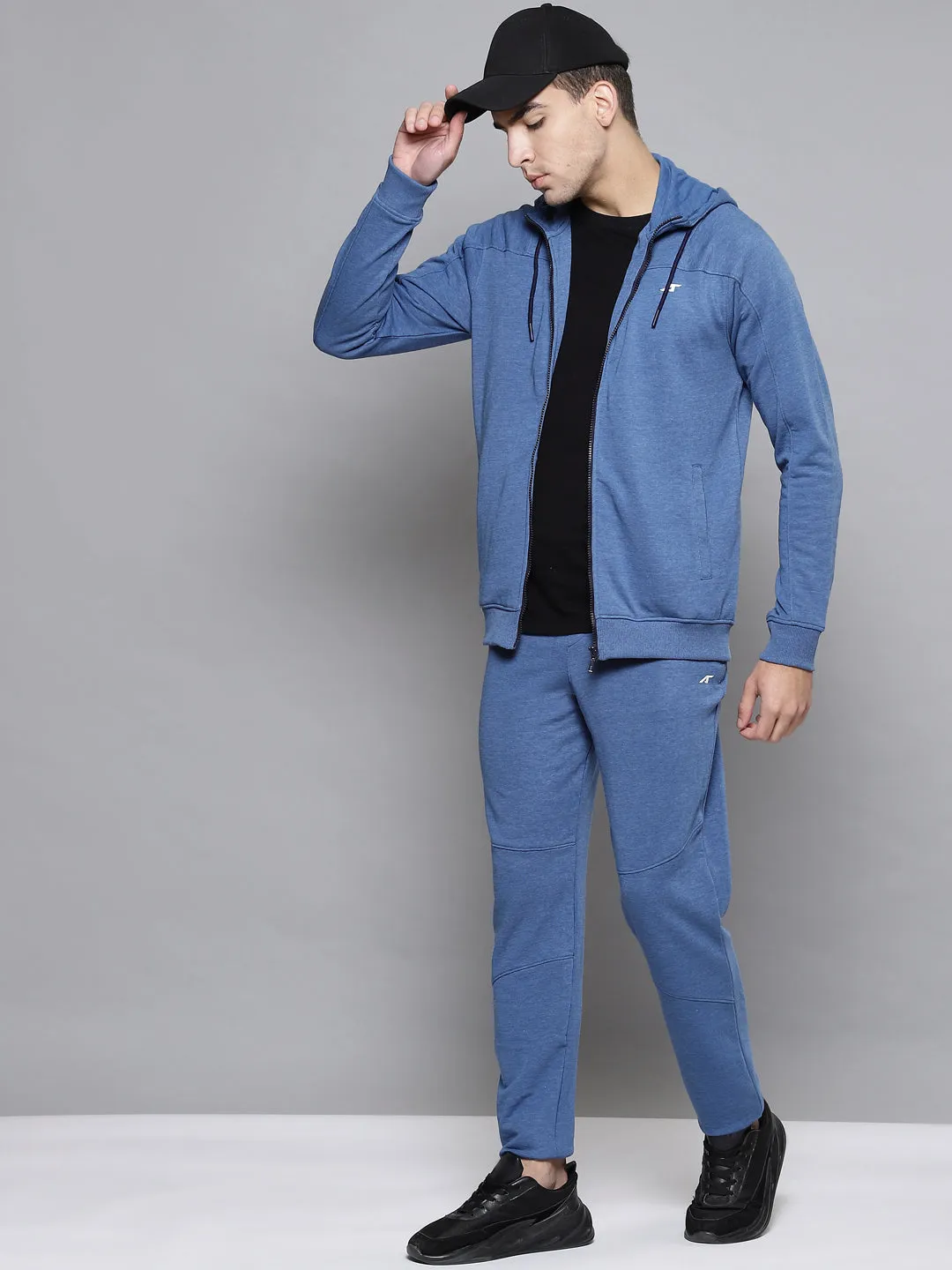 Alcis Men Blue Solid Tracksuits