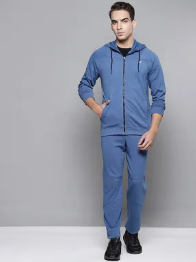 Alcis Men Blue Solid Tracksuits