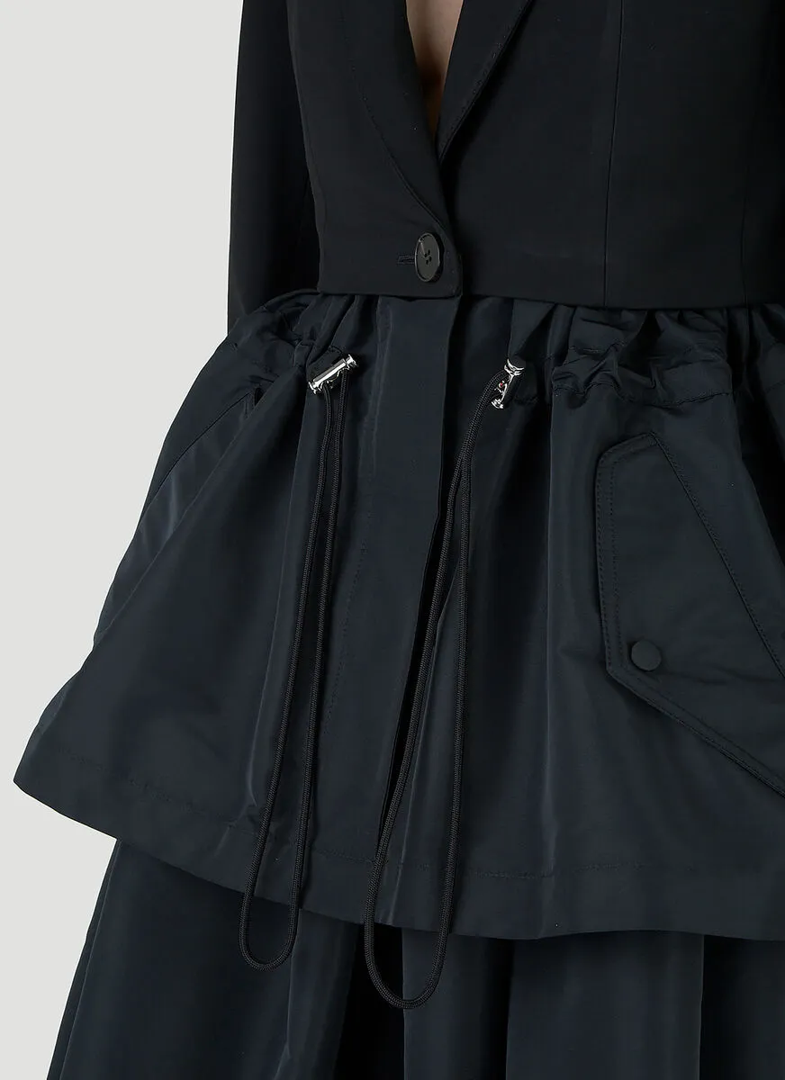 Alexander McQueen Hybrid Parka Peplum Jacket