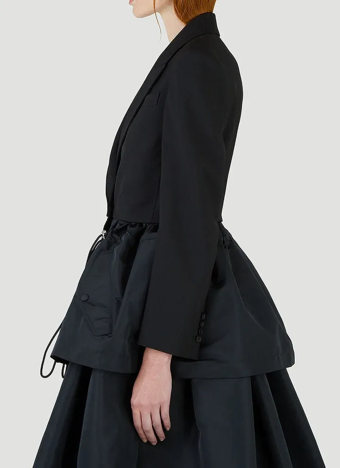 Alexander McQueen Hybrid Parka Peplum Jacket