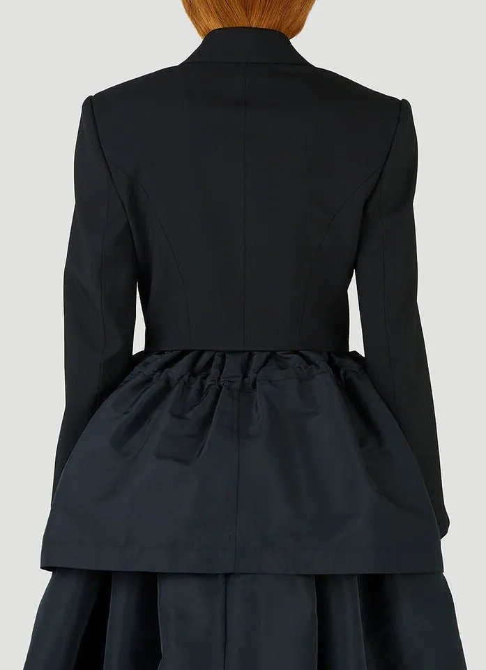 Alexander McQueen Hybrid Parka Peplum Jacket