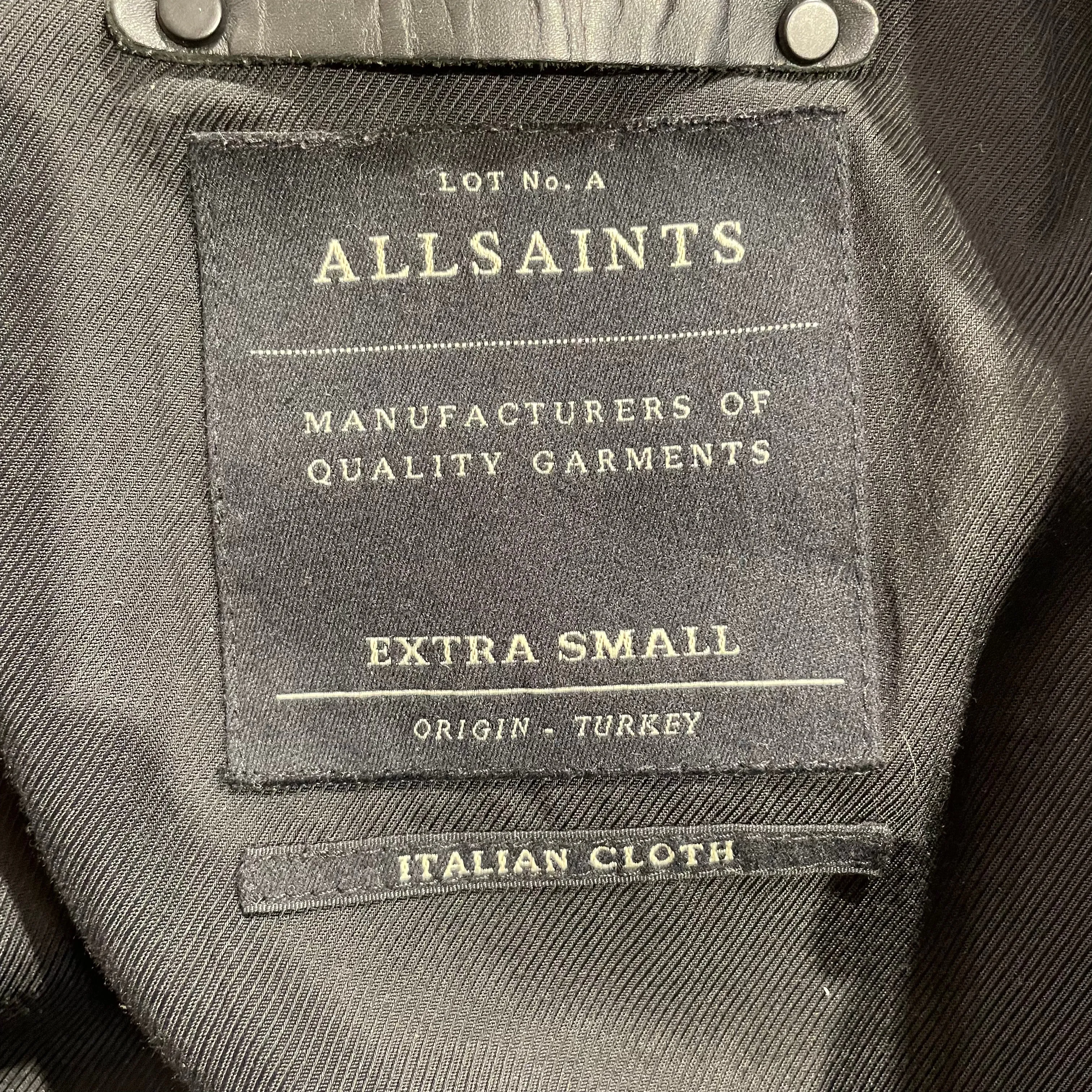 ALLSAINTS/Jacket/XS/Wool/BLK/WALSALL PARKA