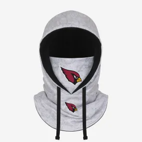 Arizona Cardinals Heather Gray Drawstring Hooded Gaiter Scarf