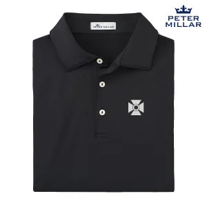 ATO Peter Millar Black Polo With Symbol