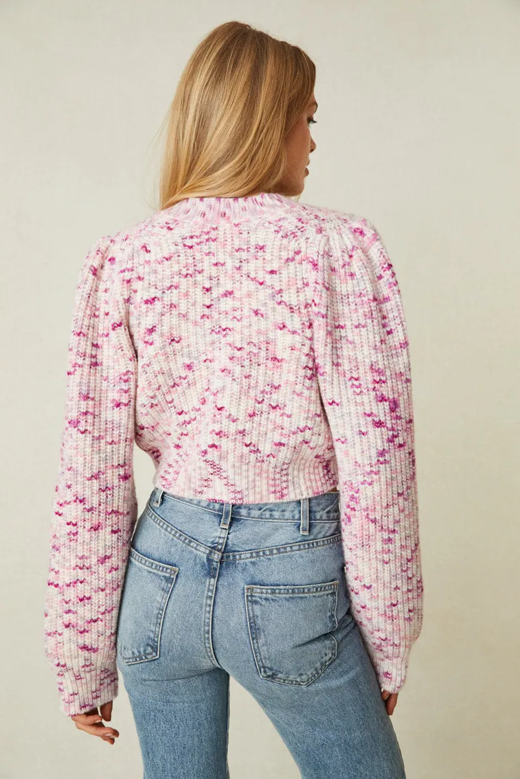 Avignon Hand Painted Crop Cardigan