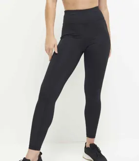 AWDis Ladies Cool Recycled Tech Leggings | Jet Black