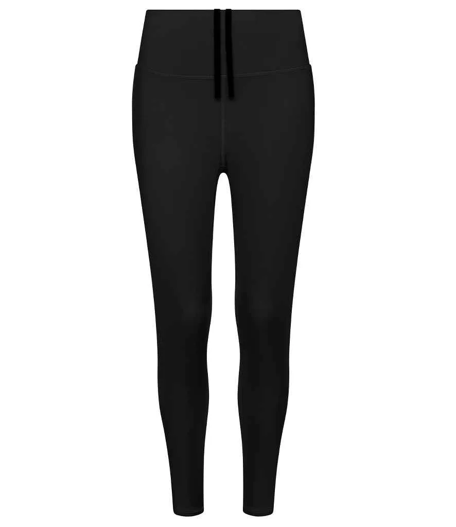 AWDis Ladies Cool Recycled Tech Leggings | Jet Black