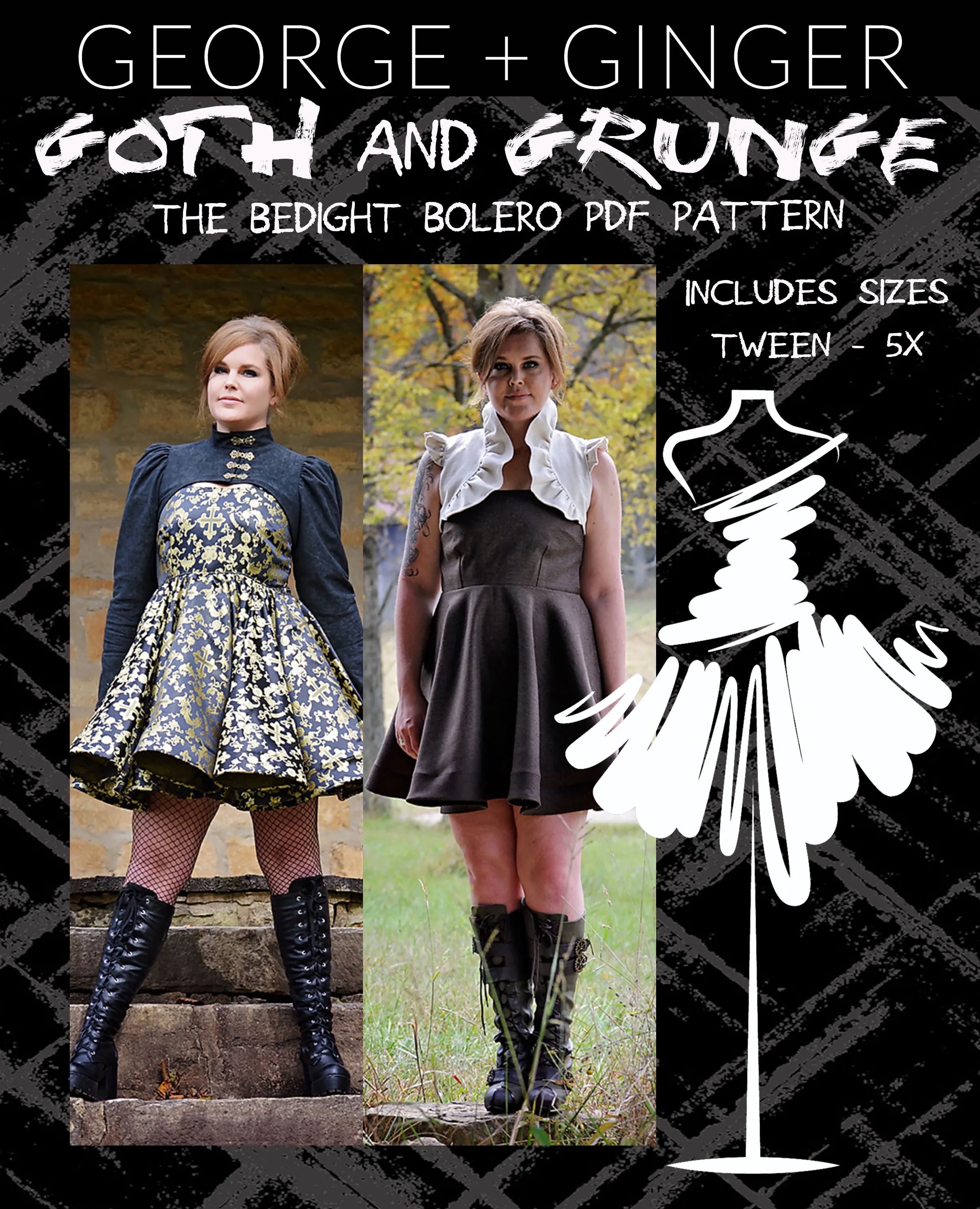 Basic Goth Mini Set PDF Sewing Pattern