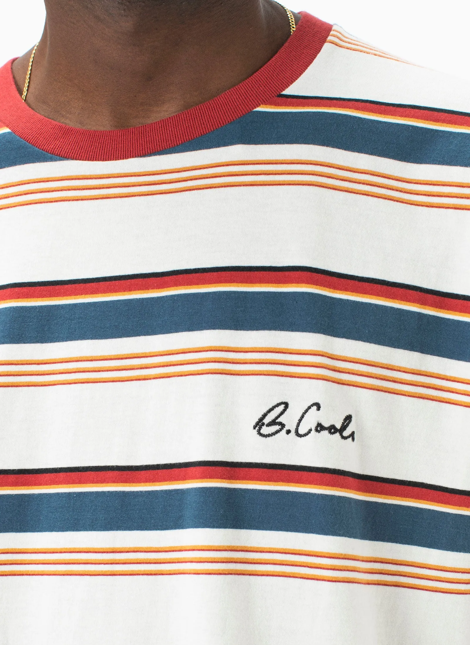 B.Cools Embro Tee Sahara Stripe