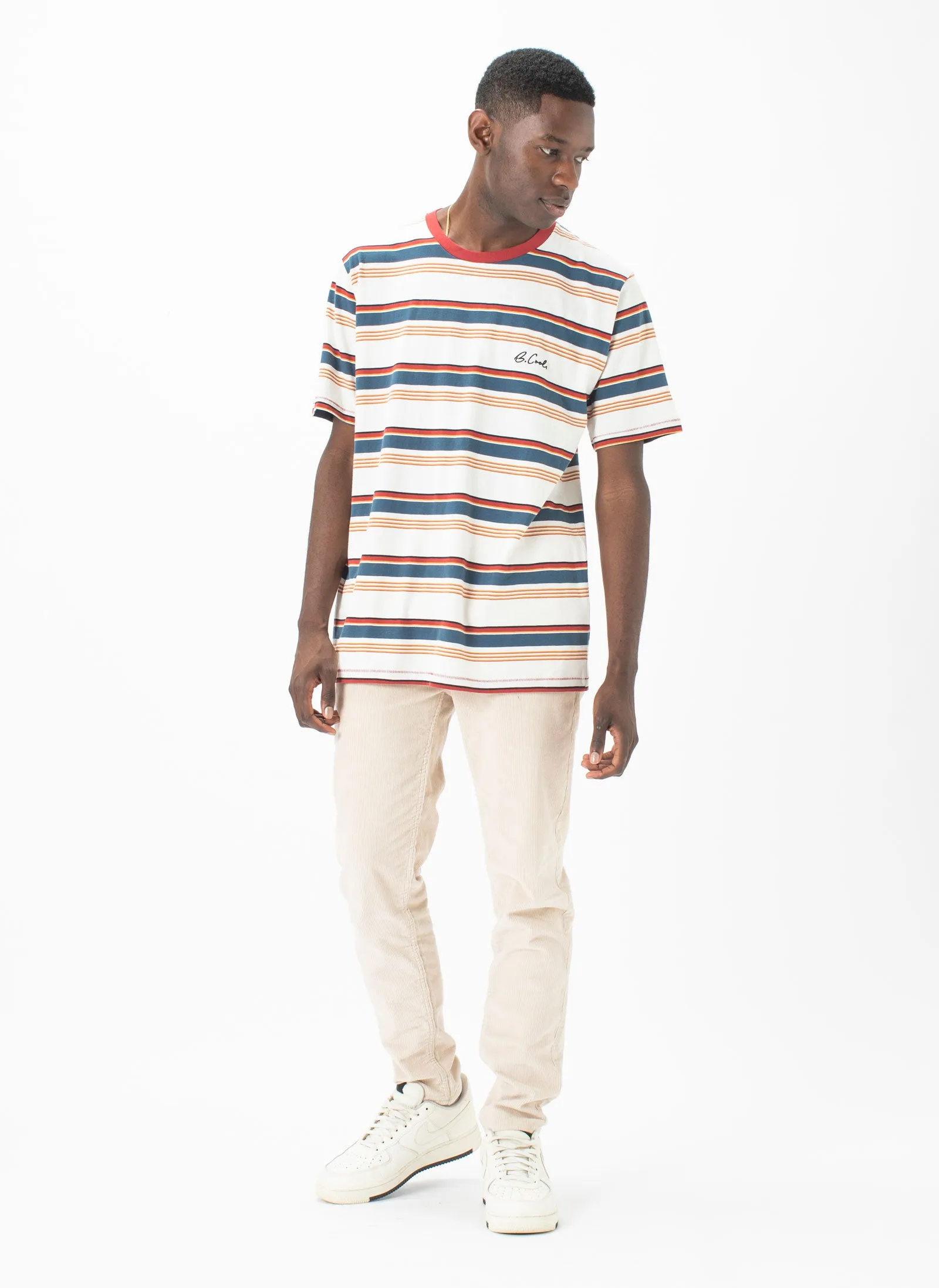 B.Cools Embro Tee Sahara Stripe