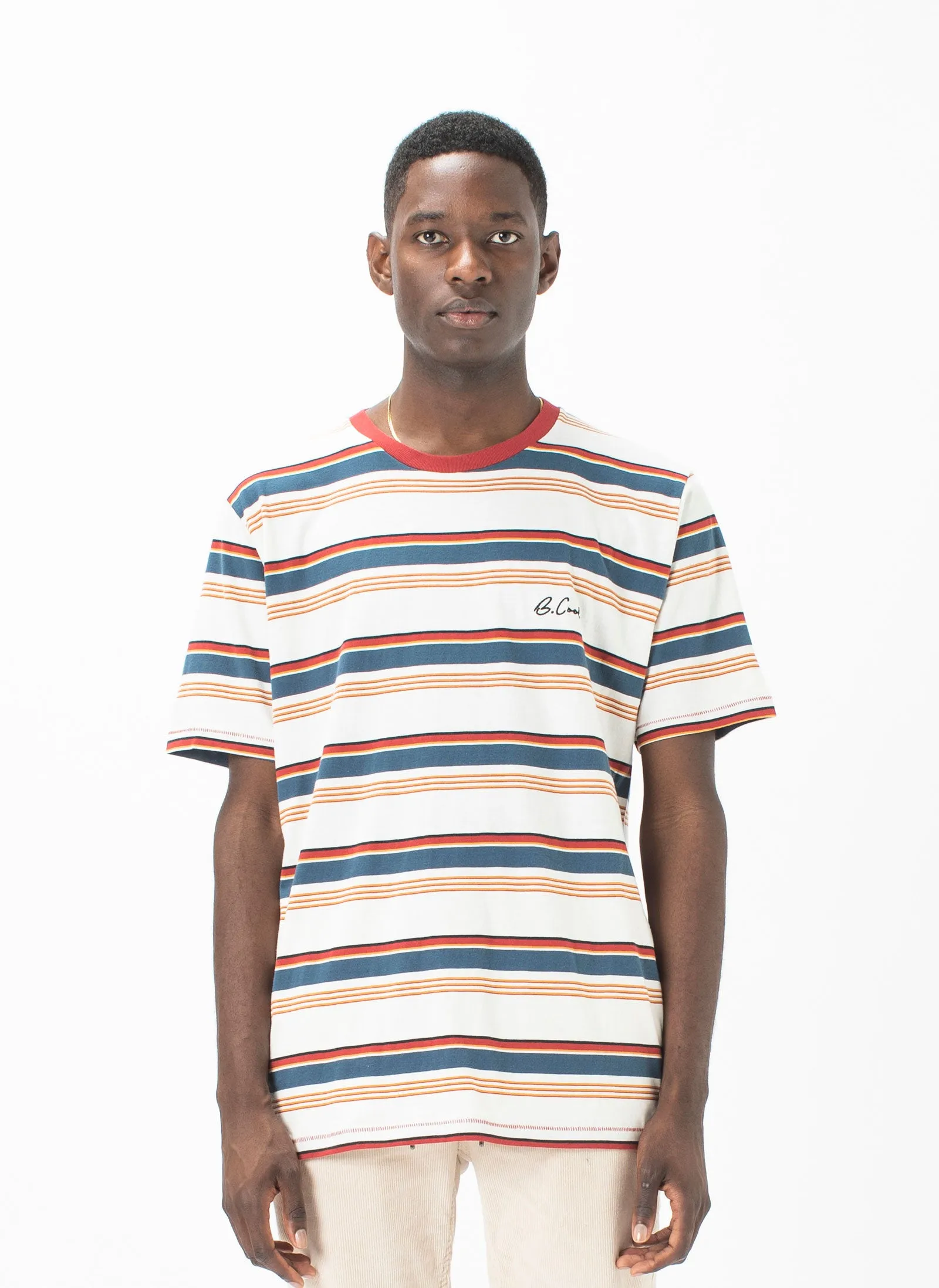 B.Cools Embro Tee Sahara Stripe