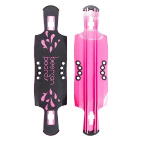 Beercan Pink 40" Kegger Drop Through Longboard Deck