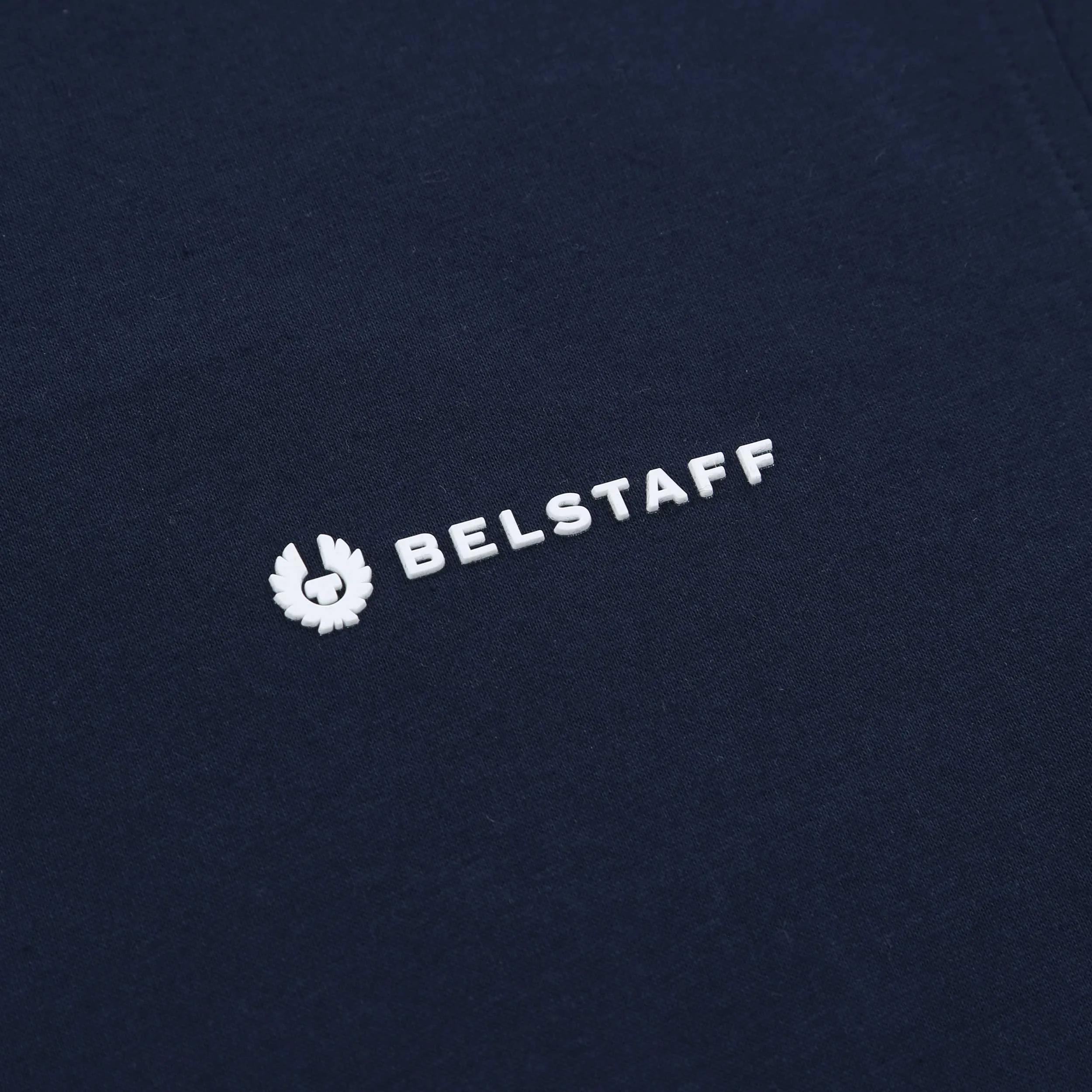 Belstaff Graph Zip Polo Shirt in Dark Ink