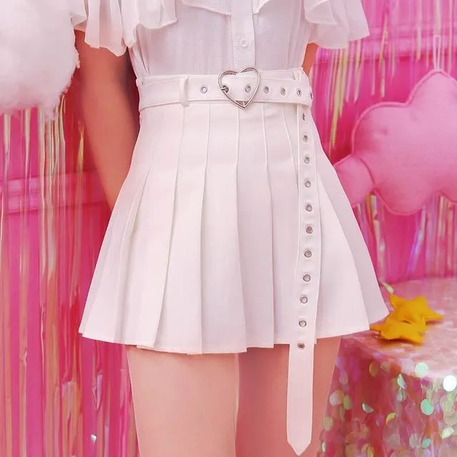 Belted Heart Skirt