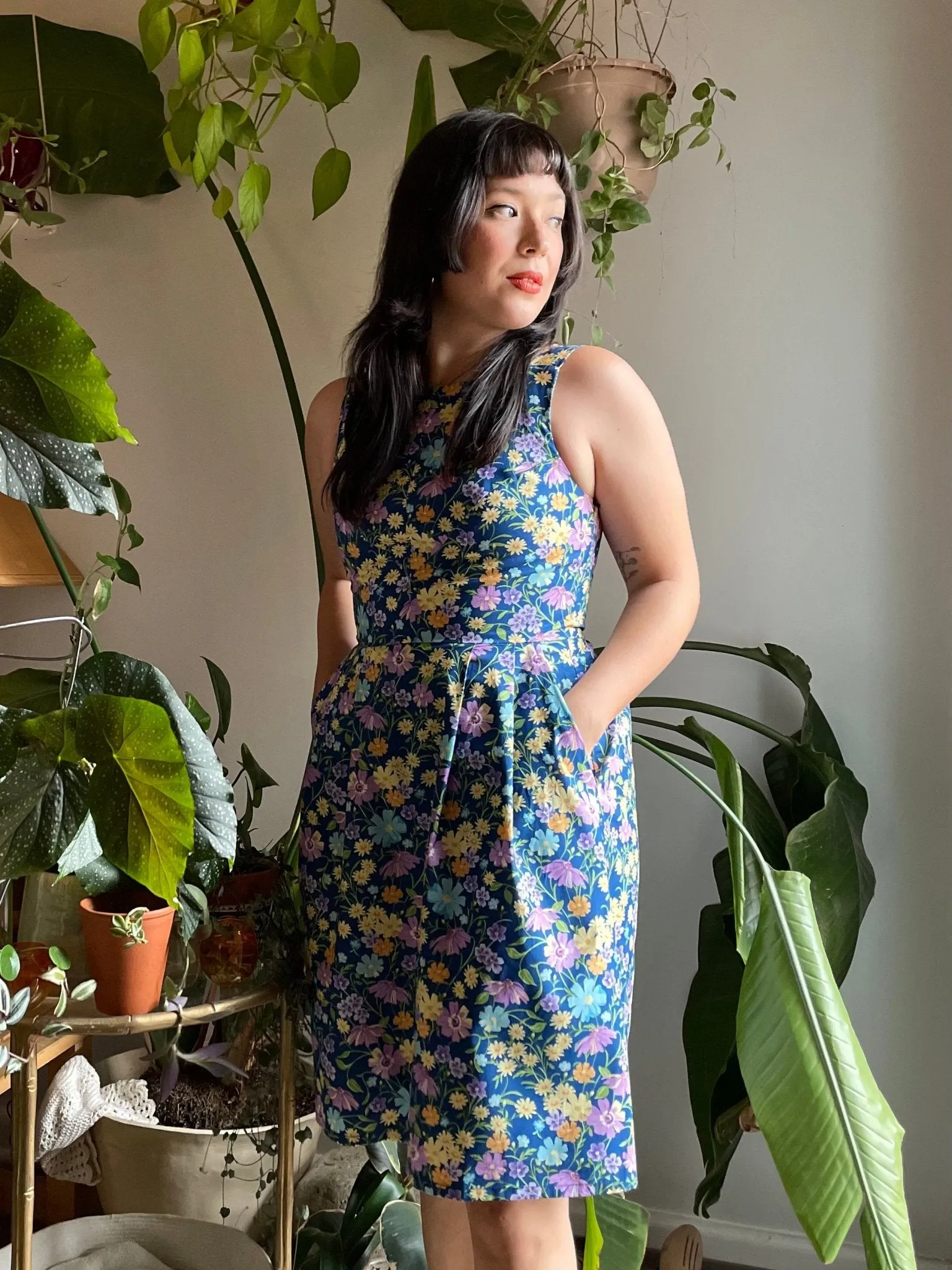 Birds of North America Myrmidon Dress - Blue Meadow (Online Exclusive)