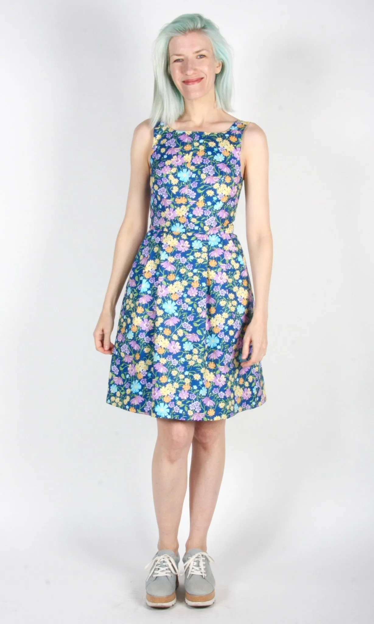 Birds of North America Myrmidon Dress - Blue Meadow (Online Exclusive)