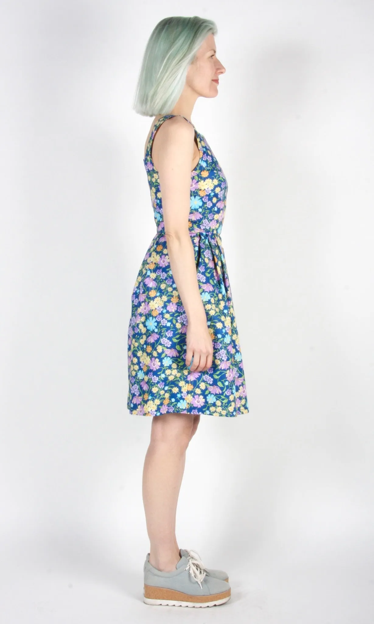 Birds of North America Myrmidon Dress - Blue Meadow (Online Exclusive)