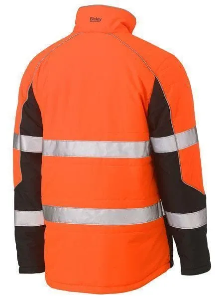 Bisley Taped Two Tone Hi Vis Puffer Jacket BJ6829T