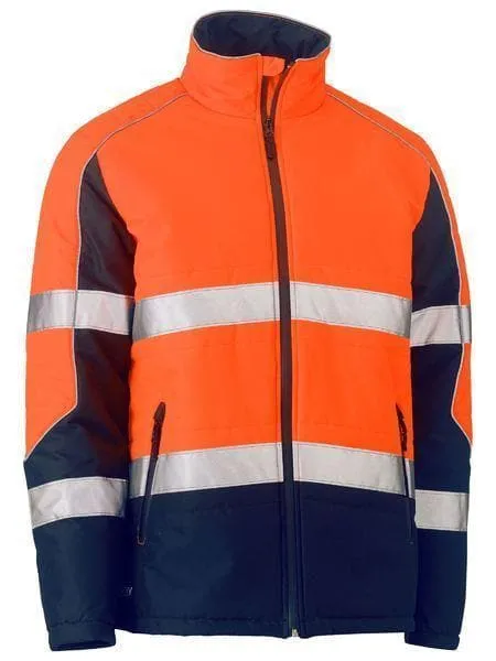 Bisley Taped Two Tone Hi Vis Puffer Jacket BJ6829T