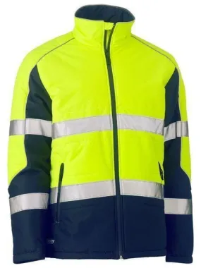 Bisley Taped Two Tone Hi Vis Puffer Jacket BJ6829T