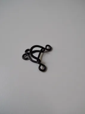 Black Hook   Bar Clasp 16mm