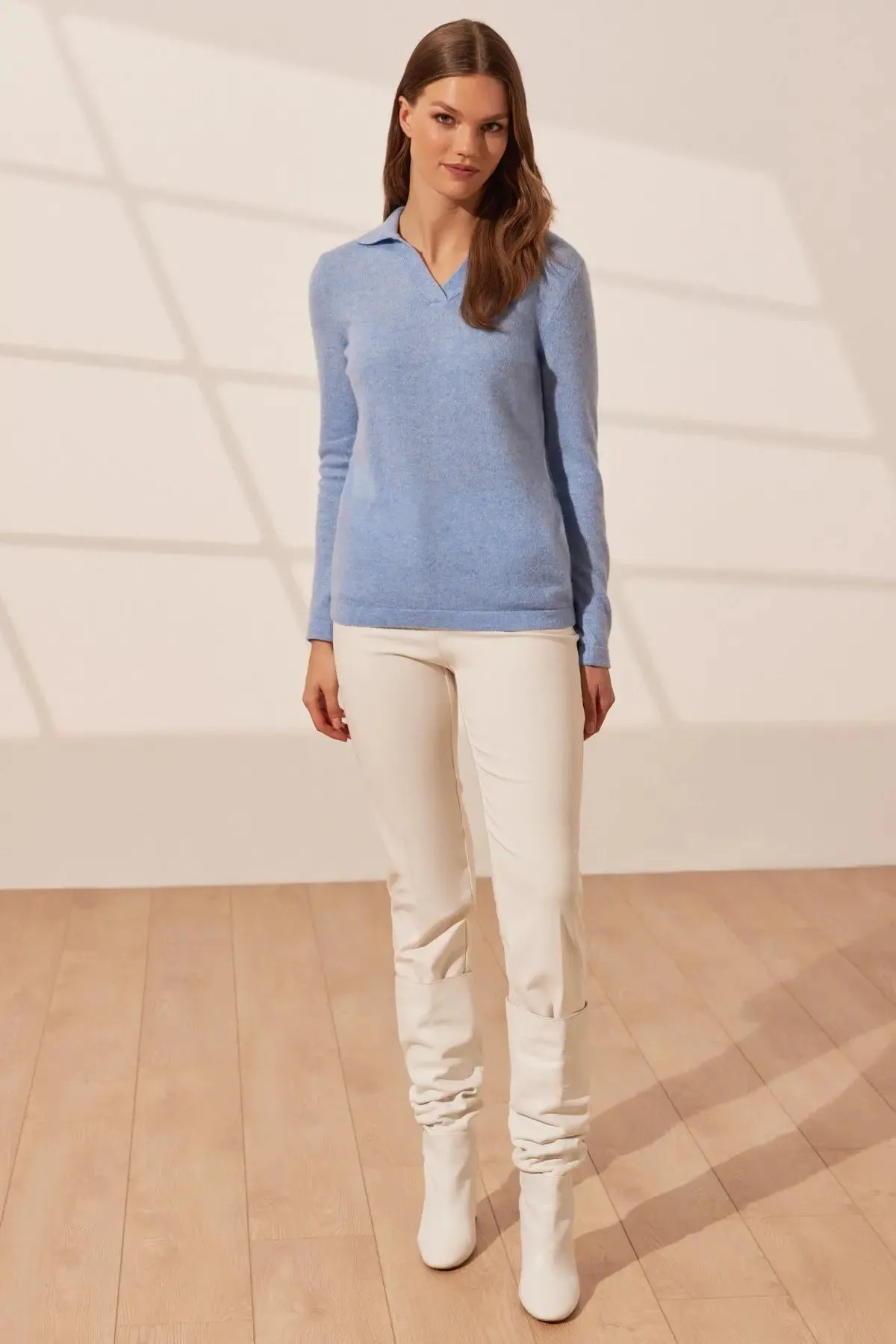 Blue Pure Cashmere Kostir Women's Sweater