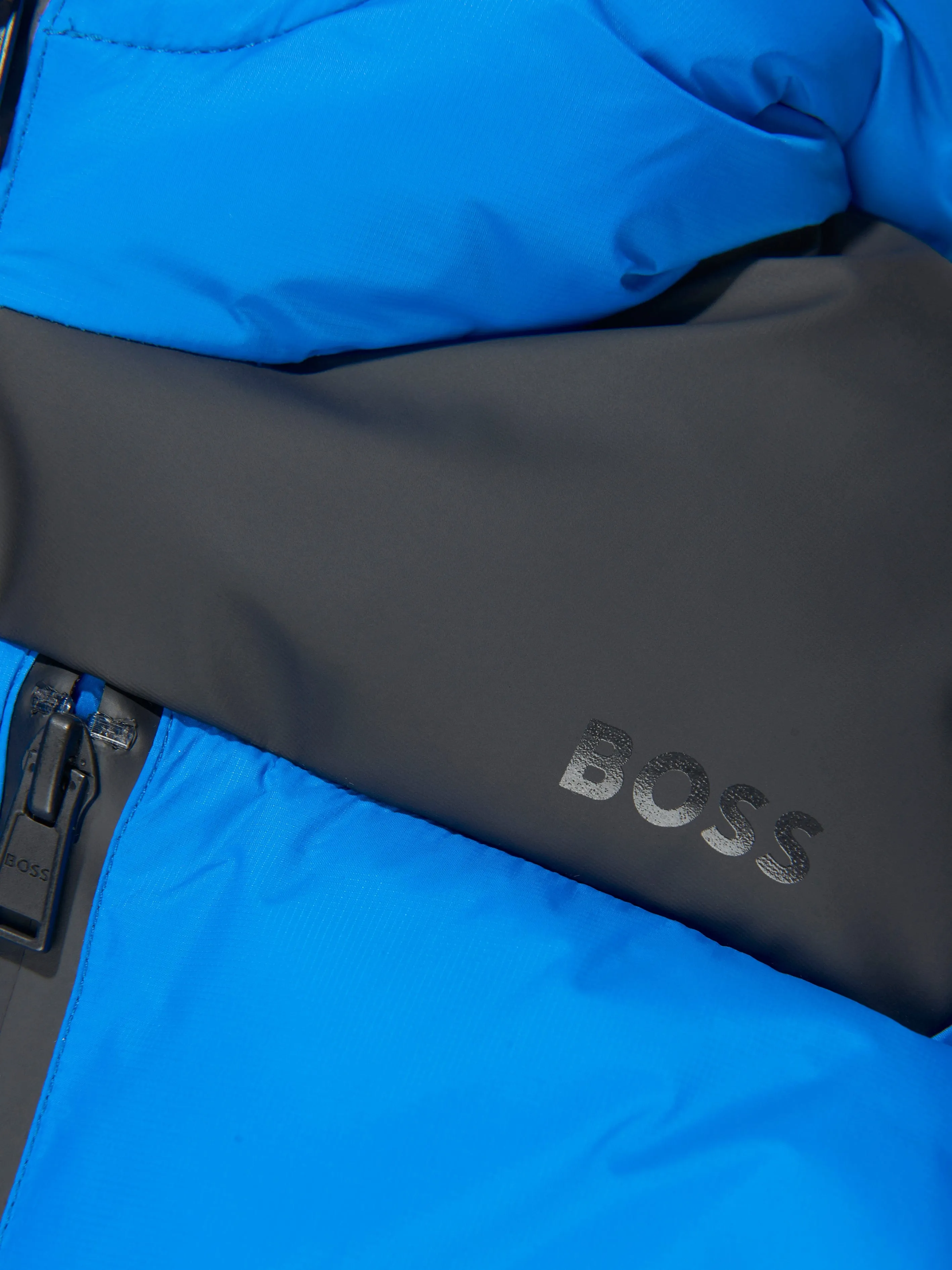 BOSS Boys Puffer Jacket in Blue