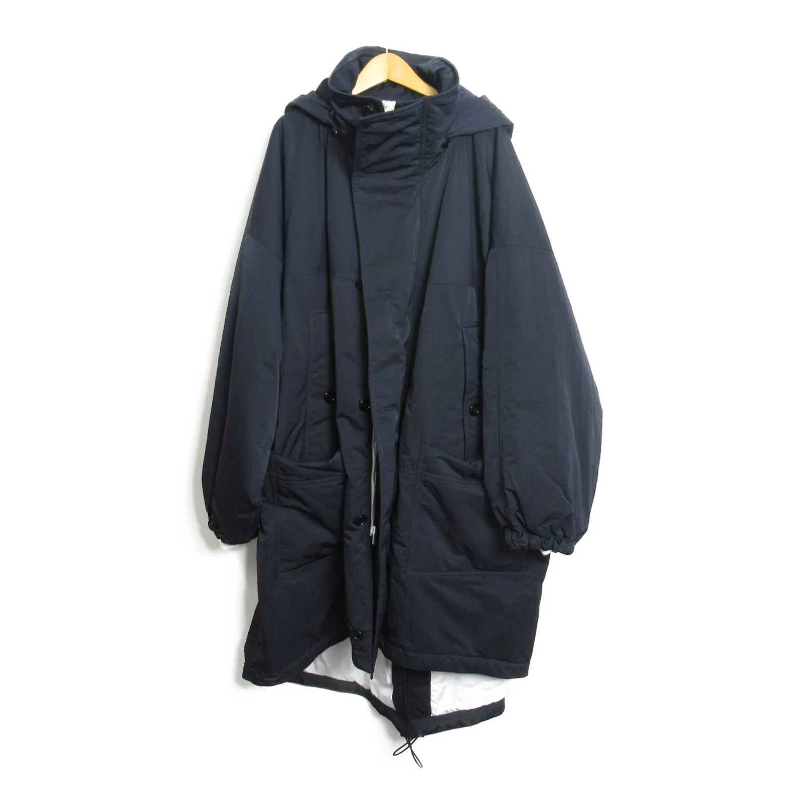 Bottega Veneta Nylon Wool Padded Parka Jacket