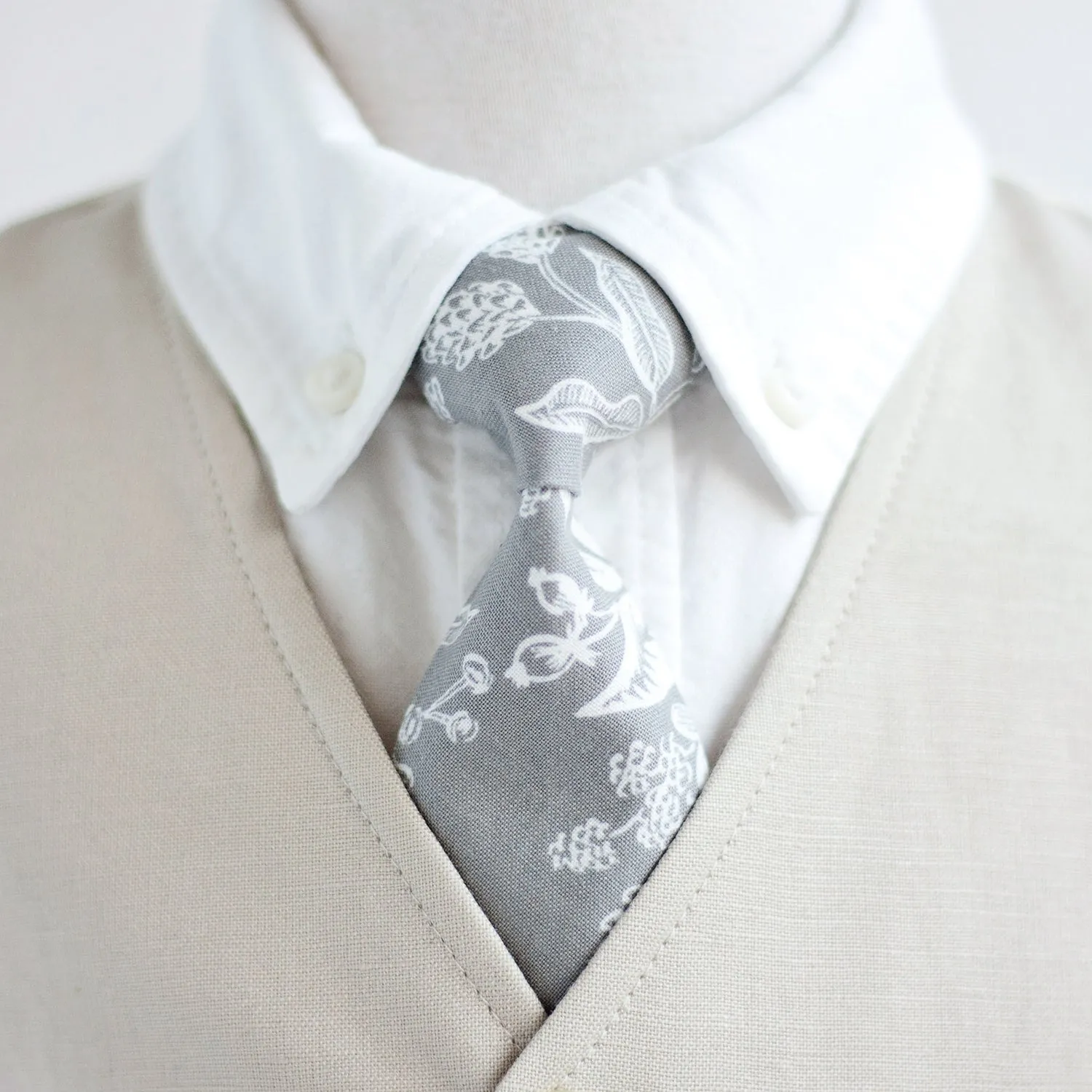 Boy's Bow Tie / Grey Toile