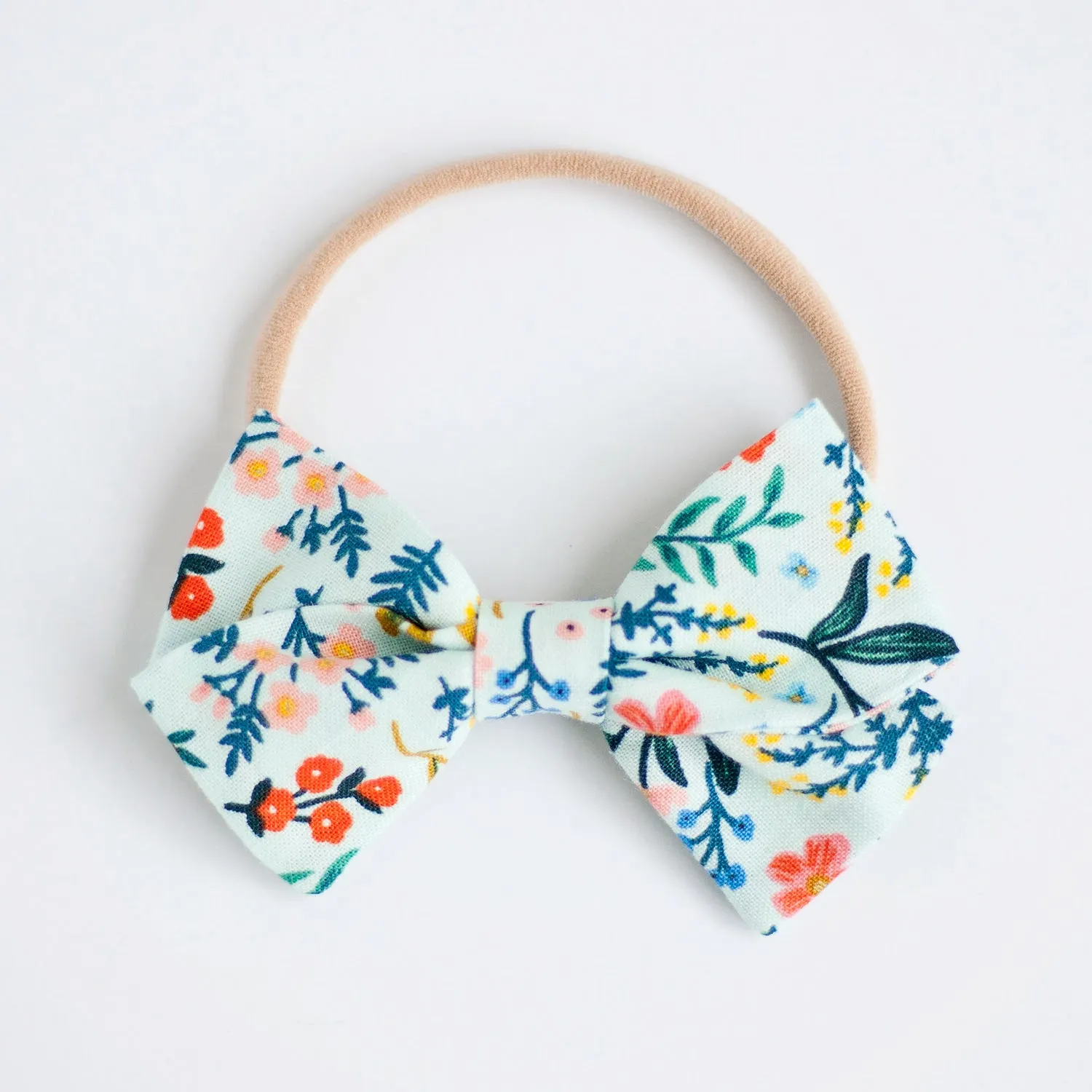 Boy's Bow Tie / Mint Metallic Floral