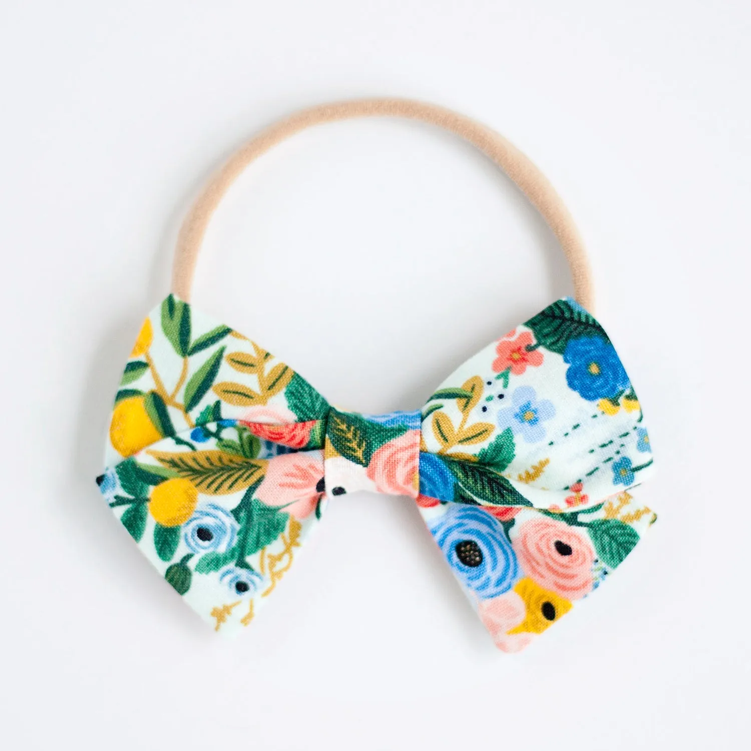 Boy's Bow Tie / Petite Garden Party In Blue