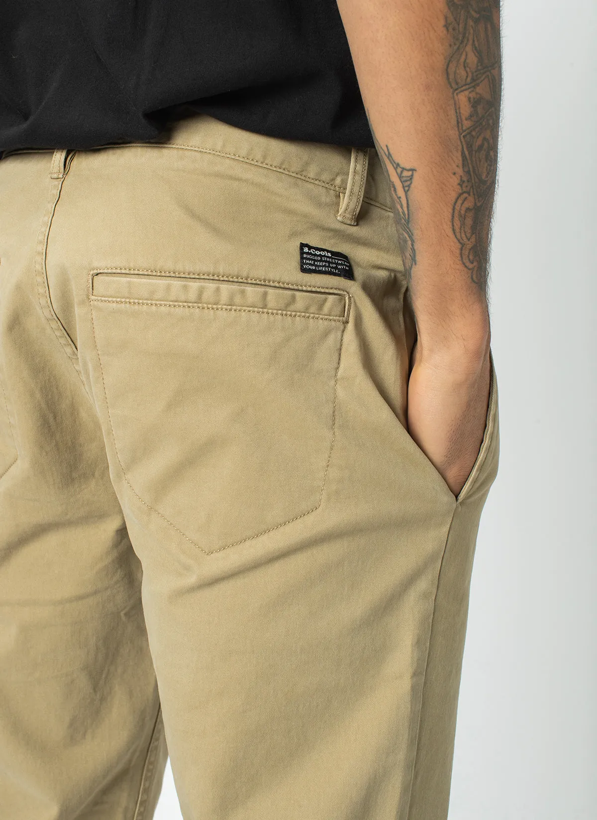 B.Relaxed Chino Tan