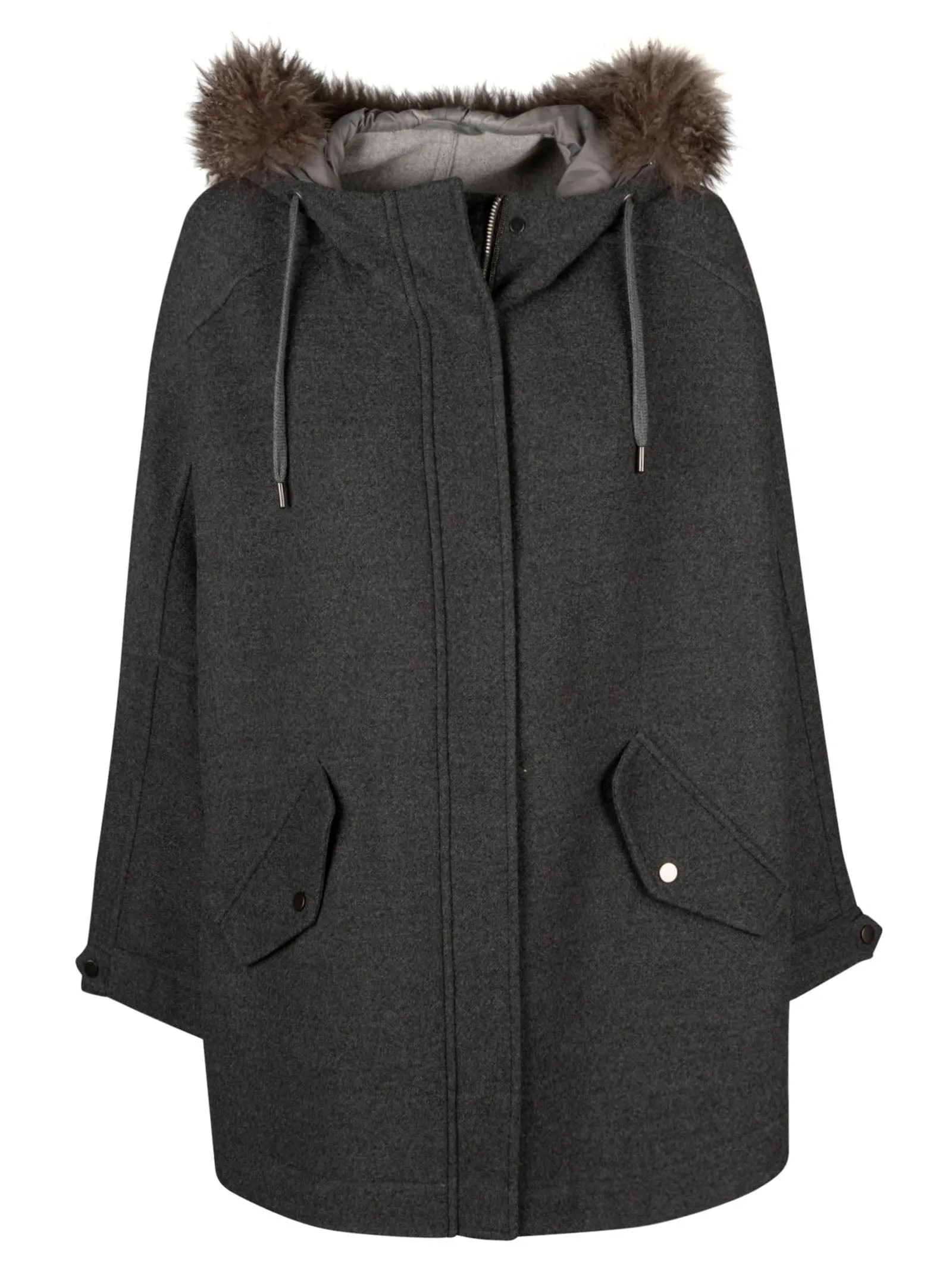 Brunello Cucinelli Fur Trimmed Hooded Parka