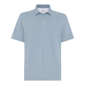 Brunello Cucinelli T-shirts and Polos Clear Blue