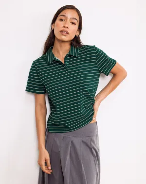 Bupolo Shirt in Bottle Green