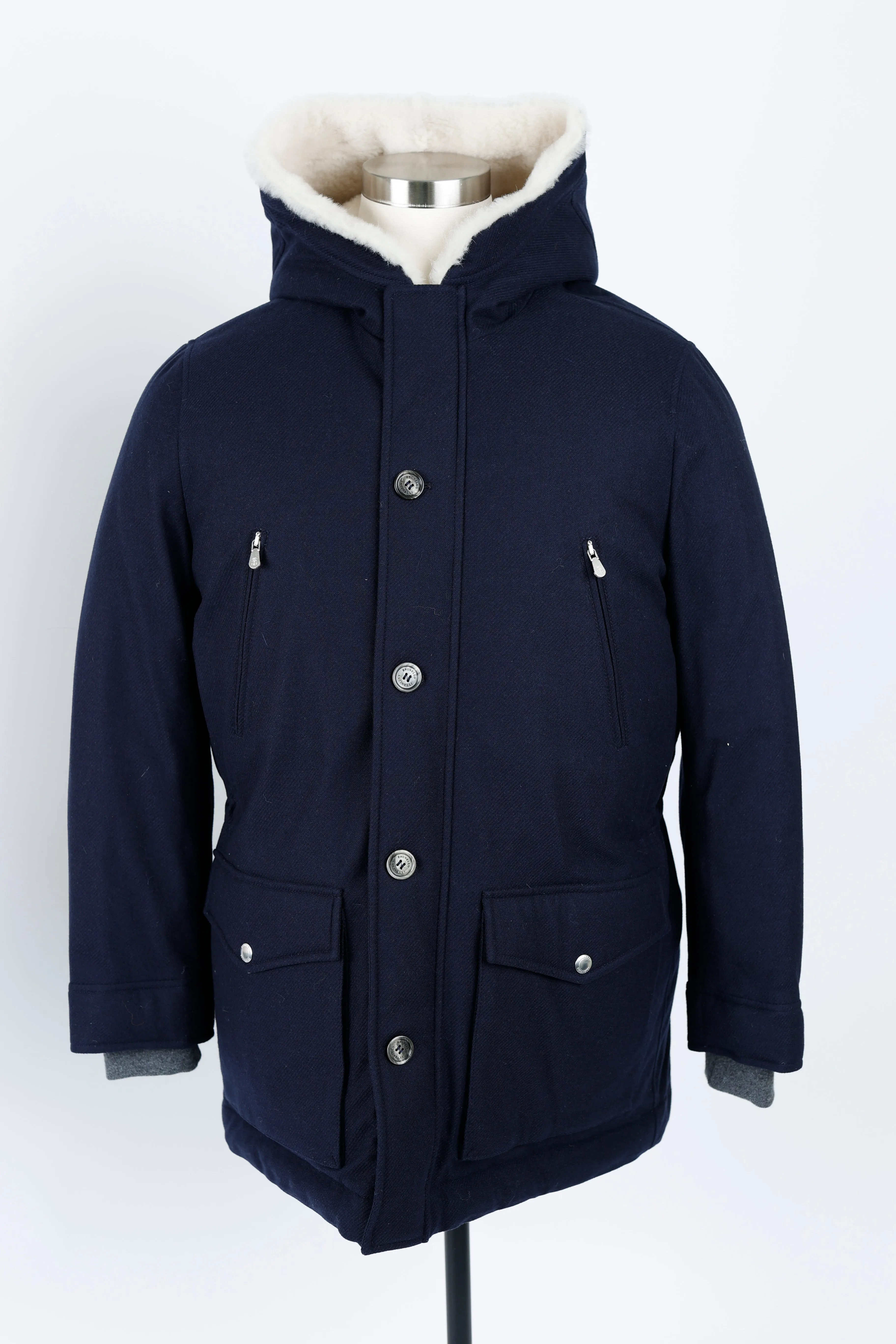 Cashmere Blend Down Filled Parka