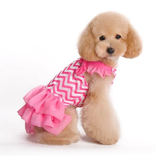 Chevron Dog Dress