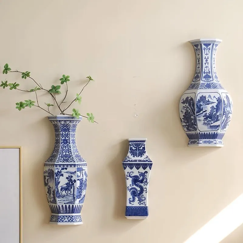 Chinese Blue and White Vase Wall Art