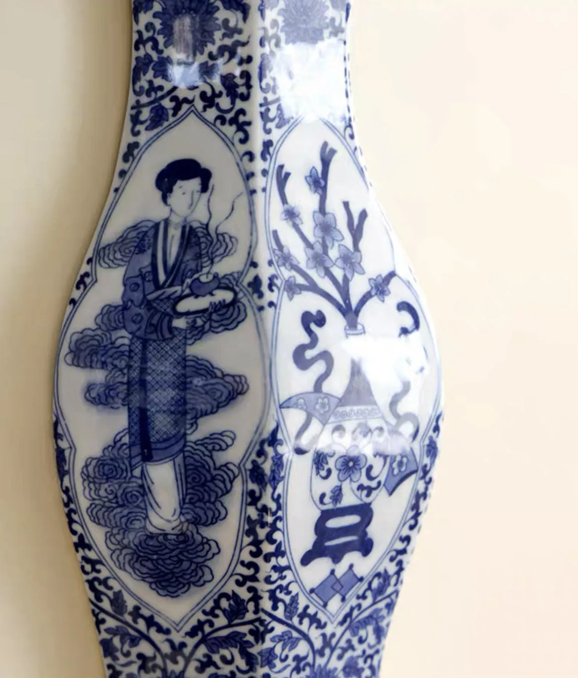 Chinese Blue and White Vase Wall Art