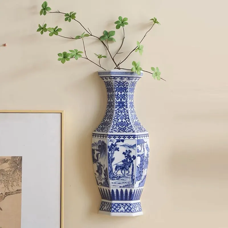 Chinese Blue and White Vase Wall Art