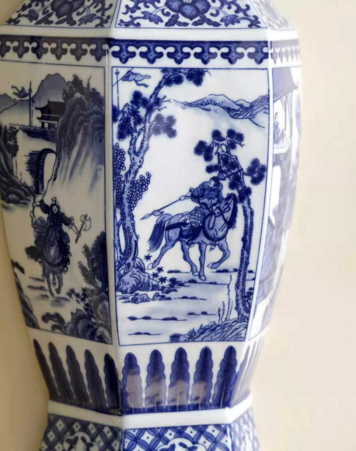 Chinese Blue and White Vase Wall Art