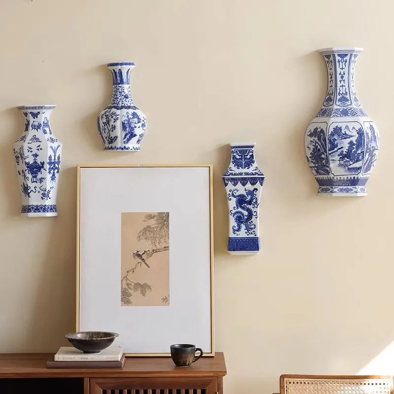 Chinese Blue and White Vase Wall Art