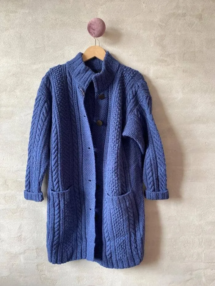 Classic cardigan by Hanne Falkenberg, No 20 knitting kit