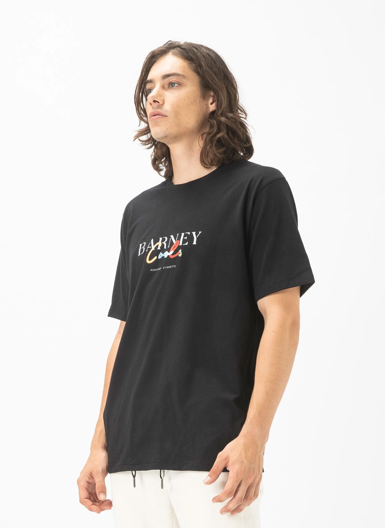 Colour Script Tee Black