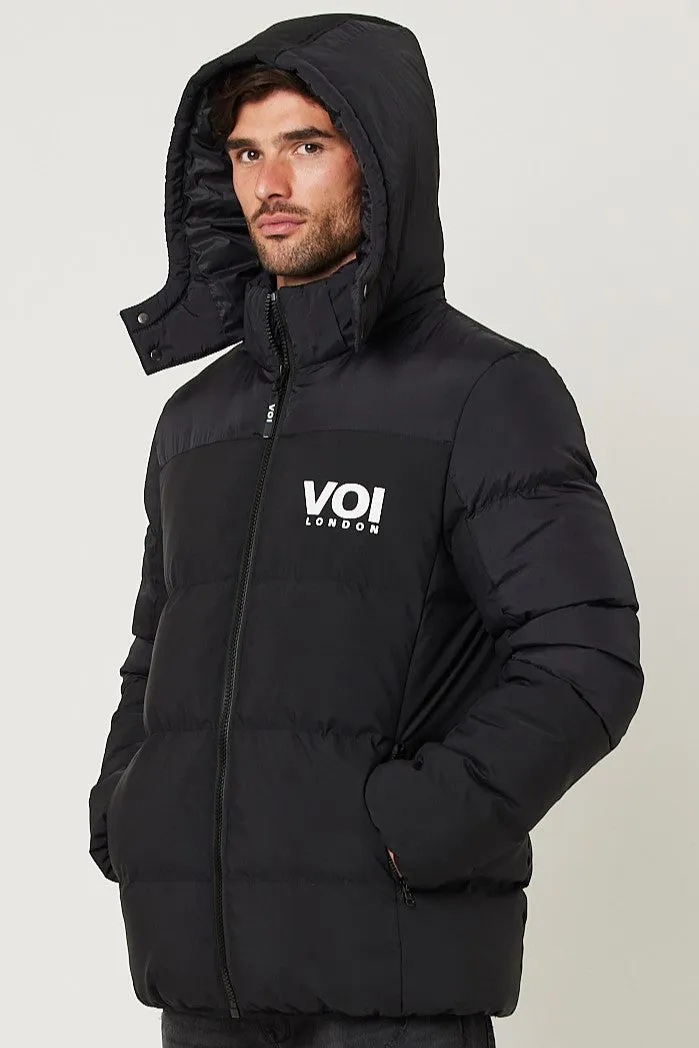 Downsbury Puffer Jacket - Black