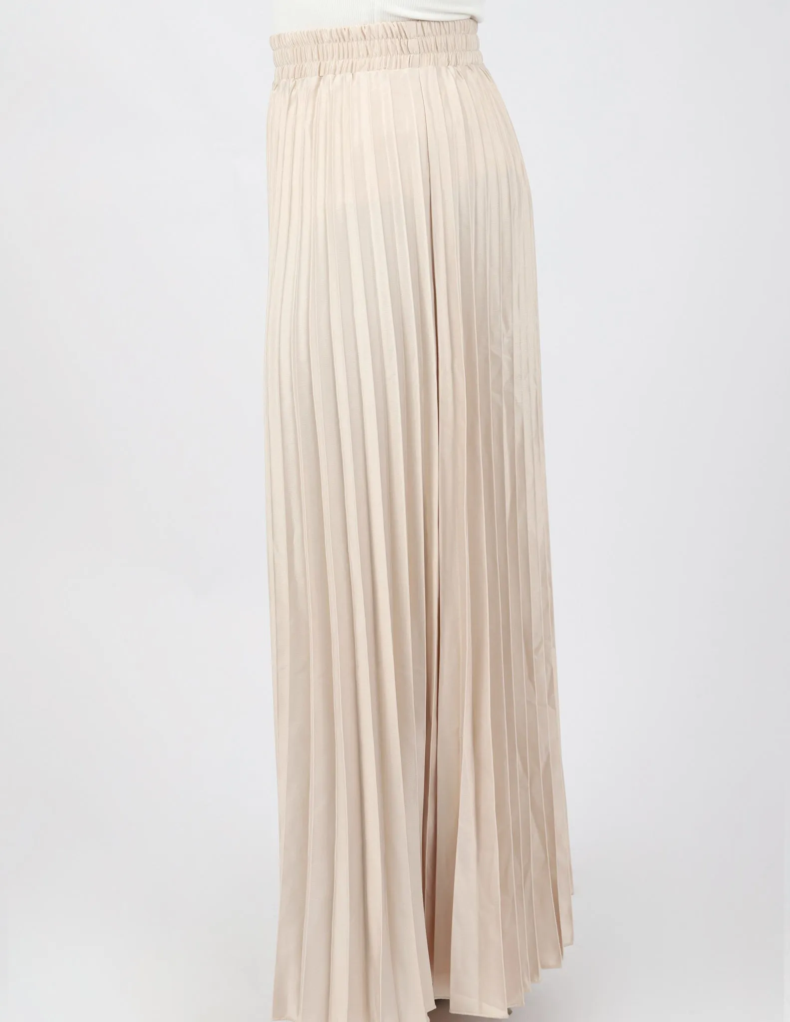 Dream Elastic Waist Pleat Skirt