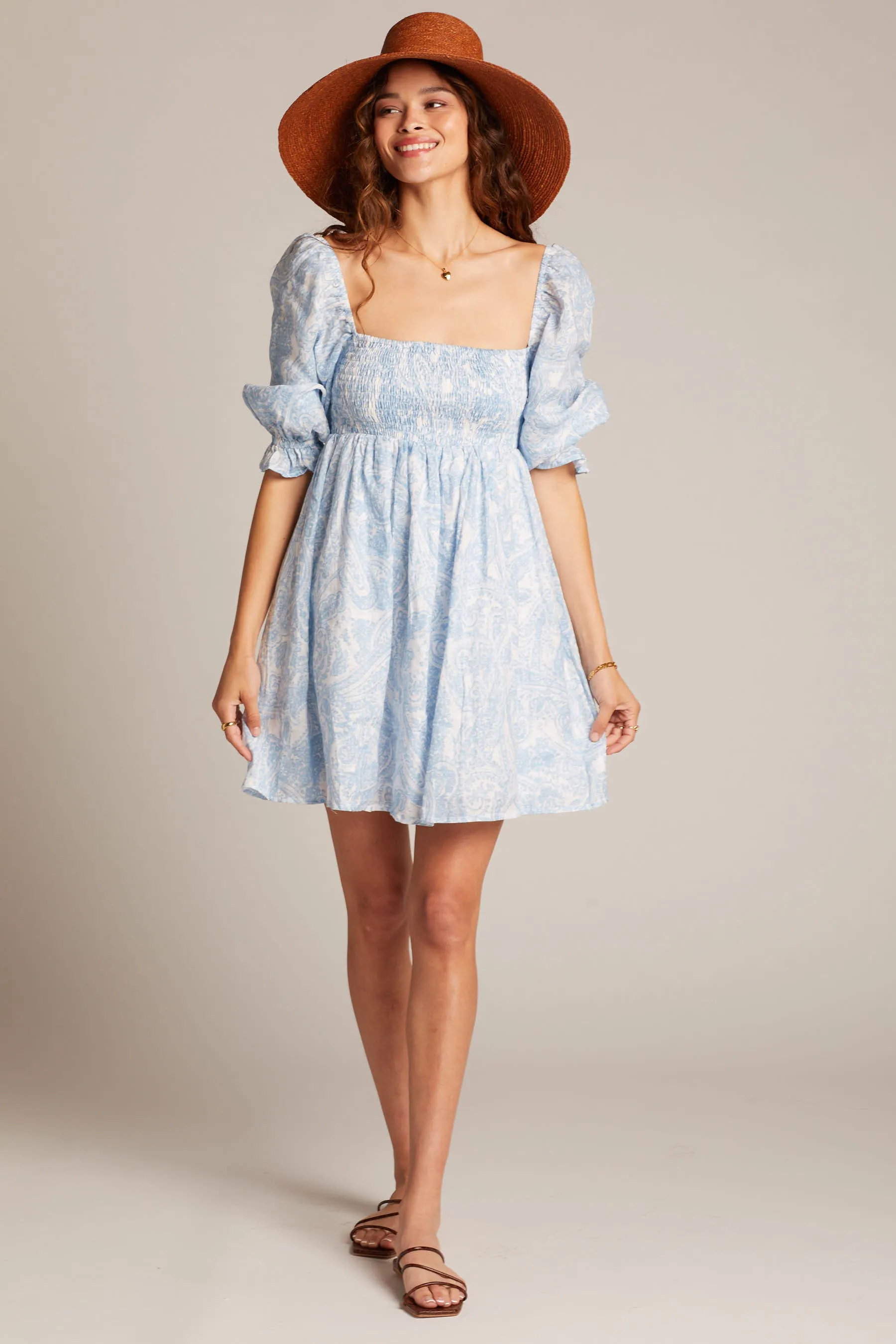 Faye Paisley Calista Mini Dress